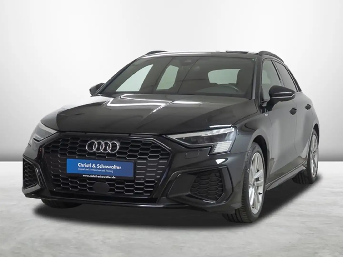 Audi A3 Sportback 35 TFSI S-Tronic S line MATRIX Zwart - 1
