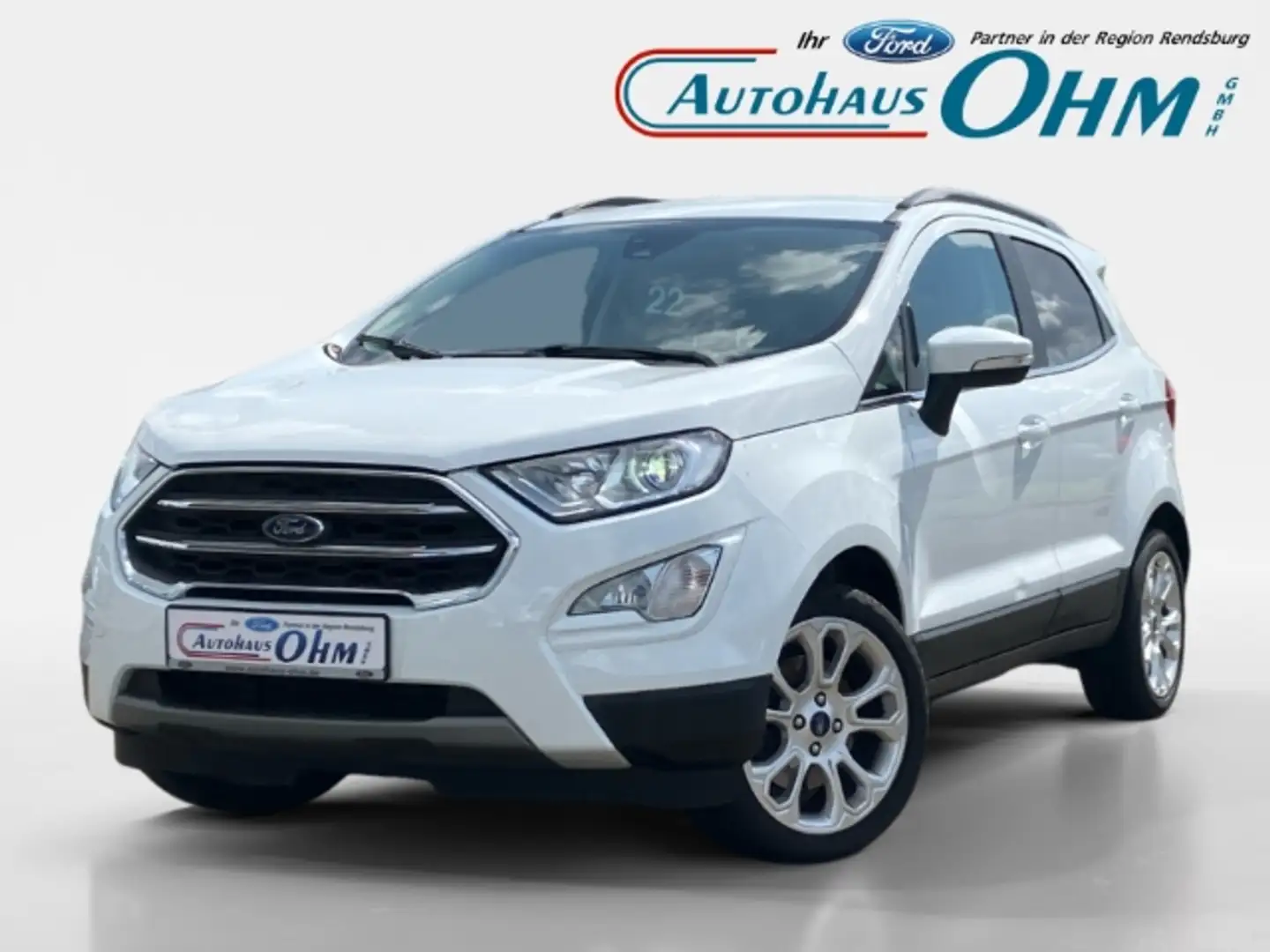 Ford EcoSport Titanium 1.0 EcoBoost - Klima - Einparkhilfe - Weiß - 2