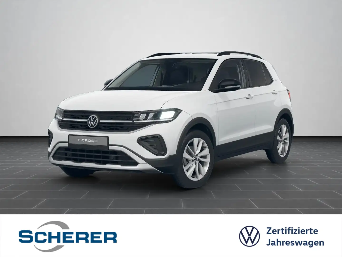 Volkswagen T-Cross Life 1.0 l TSI OPF 70 kW (95 PS) 5-Gang Weiß - 1