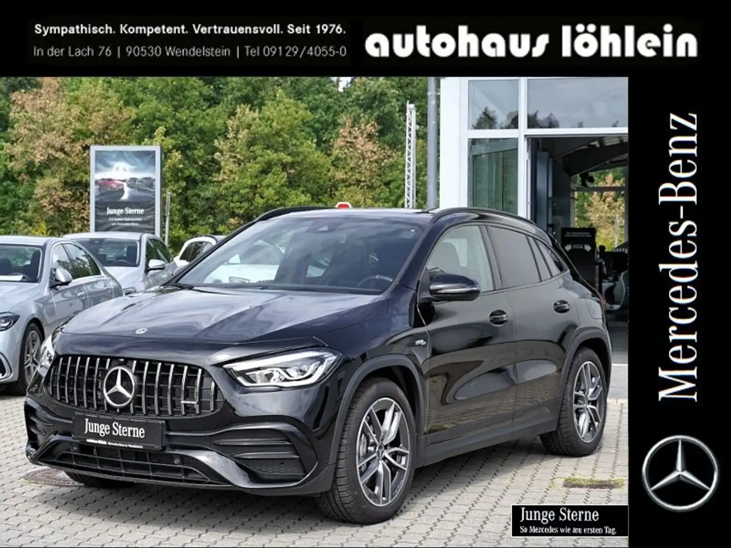 Mercedes-Benz GLA 35 AMG GLA 35 4M AMG PERF-SITZE+AHK+PANO+KAMERA+TOTWINK Noir - 1