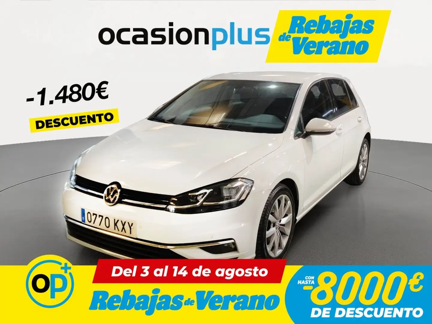 Volkswagen Golf 1.6TDI Advance 85kW Blanco - 1