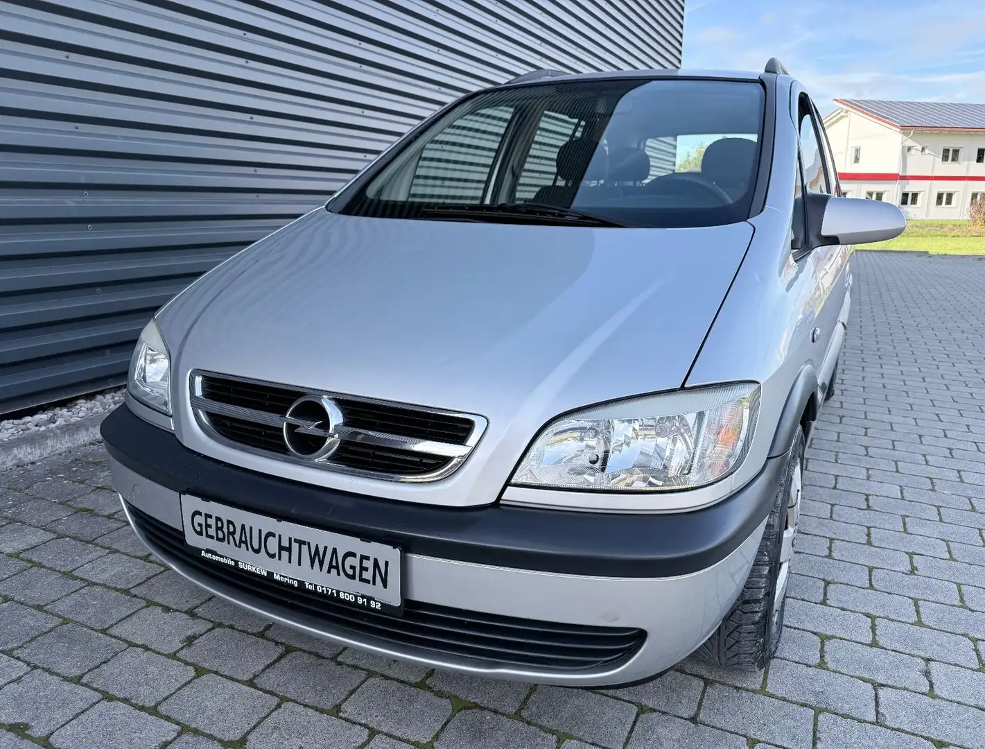 Opel Zafira A 1.8 Ltr.-16V Njoy/Klima/7-Sitzer Silber - 1