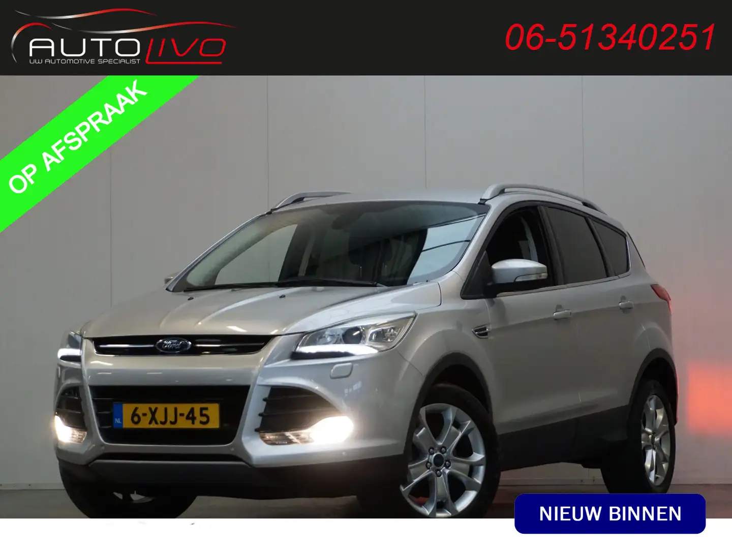 Ford Kuga 1.6 Titanium 150 PK! NL AUTO! BOM VOL! Gris - 1
