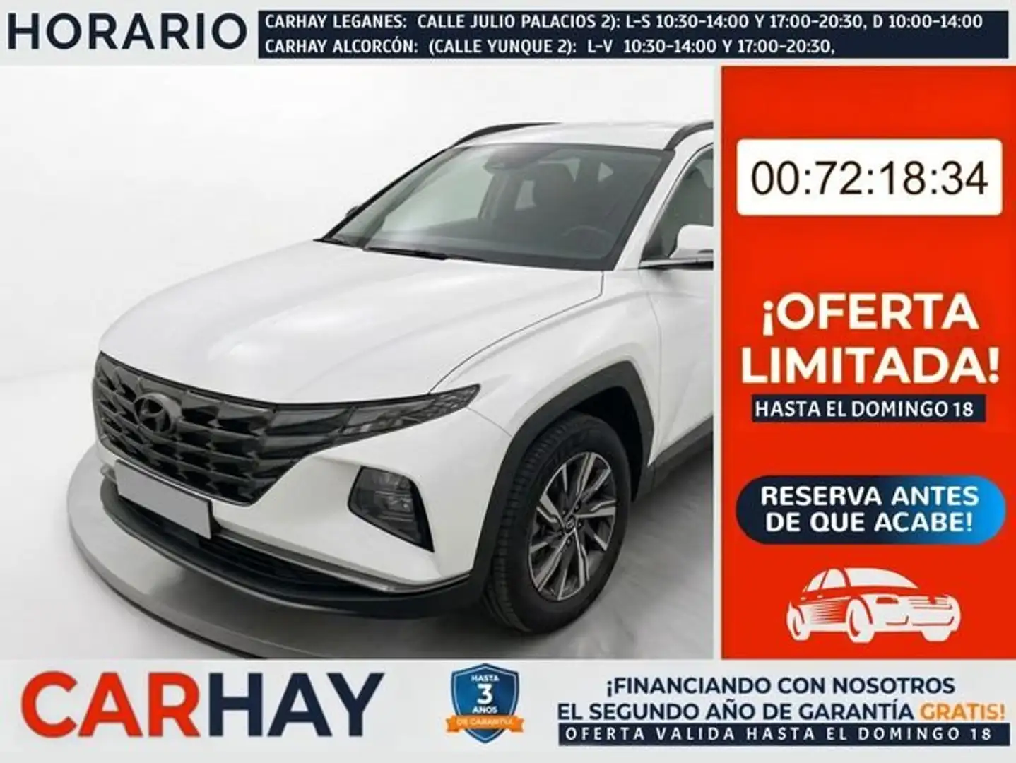 Hyundai TUCSON 1.6 CRDI 100kW (136CV) 48V Maxx Blanco - 1