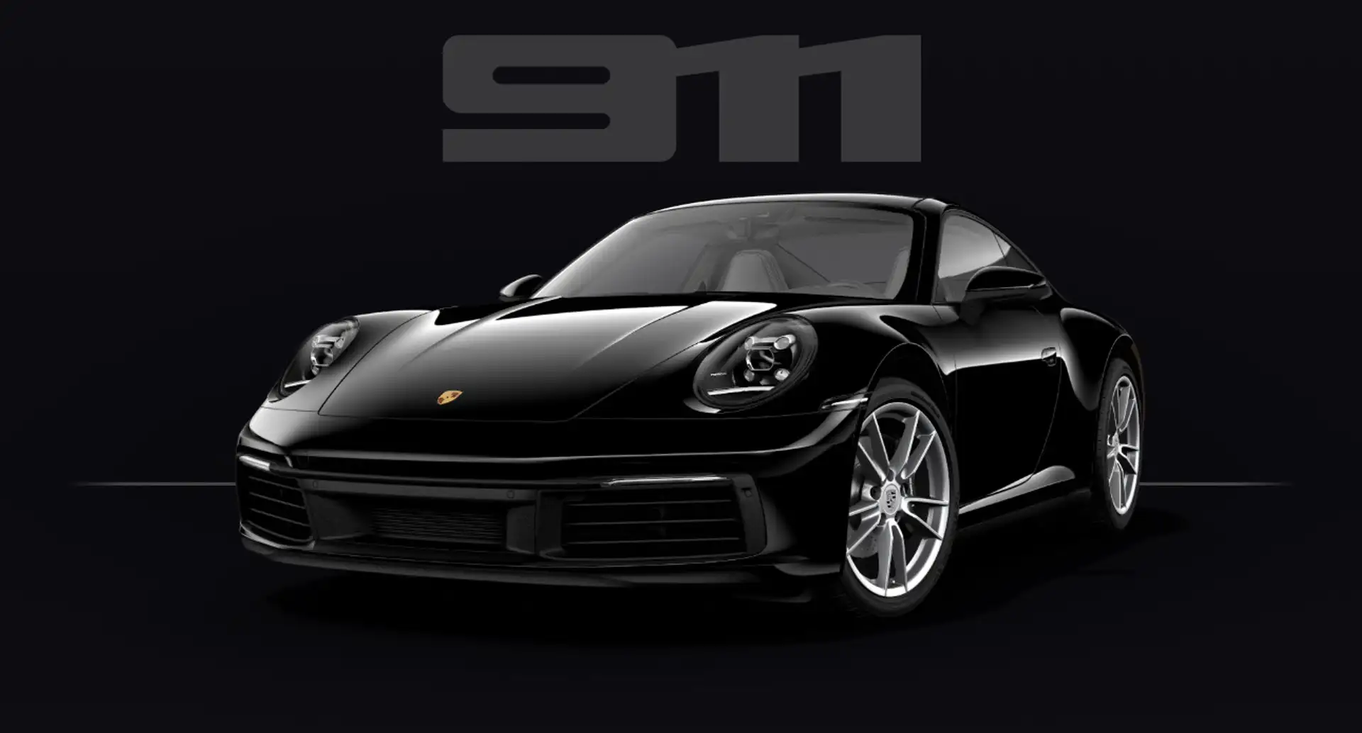 Porsche 992 911 Carrera PDK Schwarz - 1