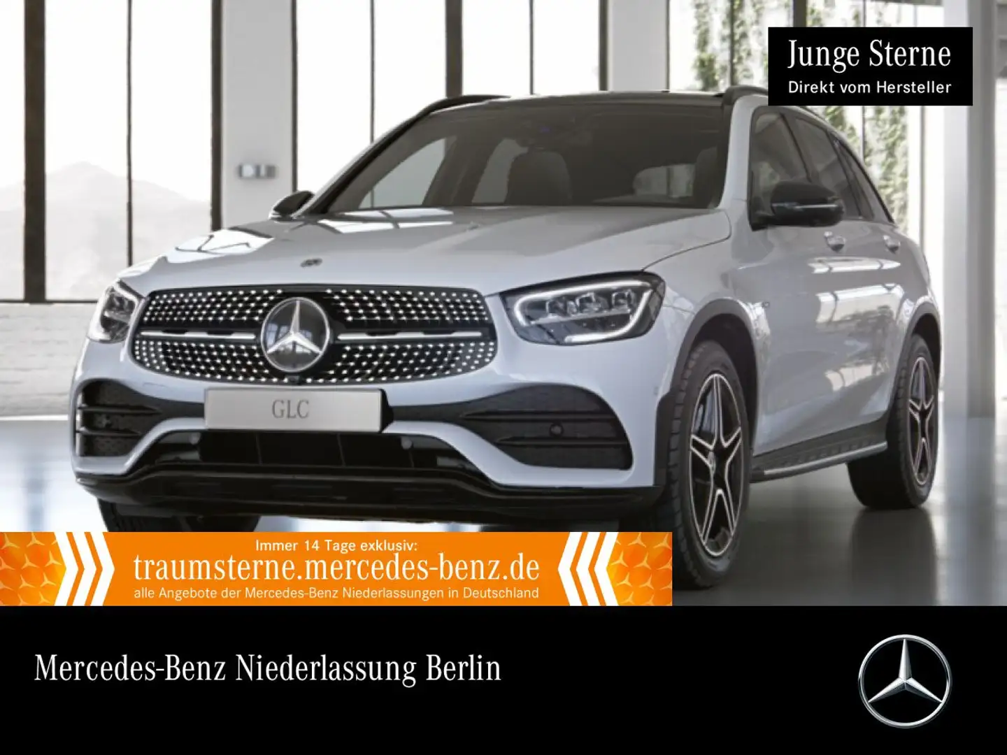 Mercedes-Benz GLC 300 e 4M AMG+NIGHT+PANO+360+LED+FAHRASS+HUD+9G Weiß - 1