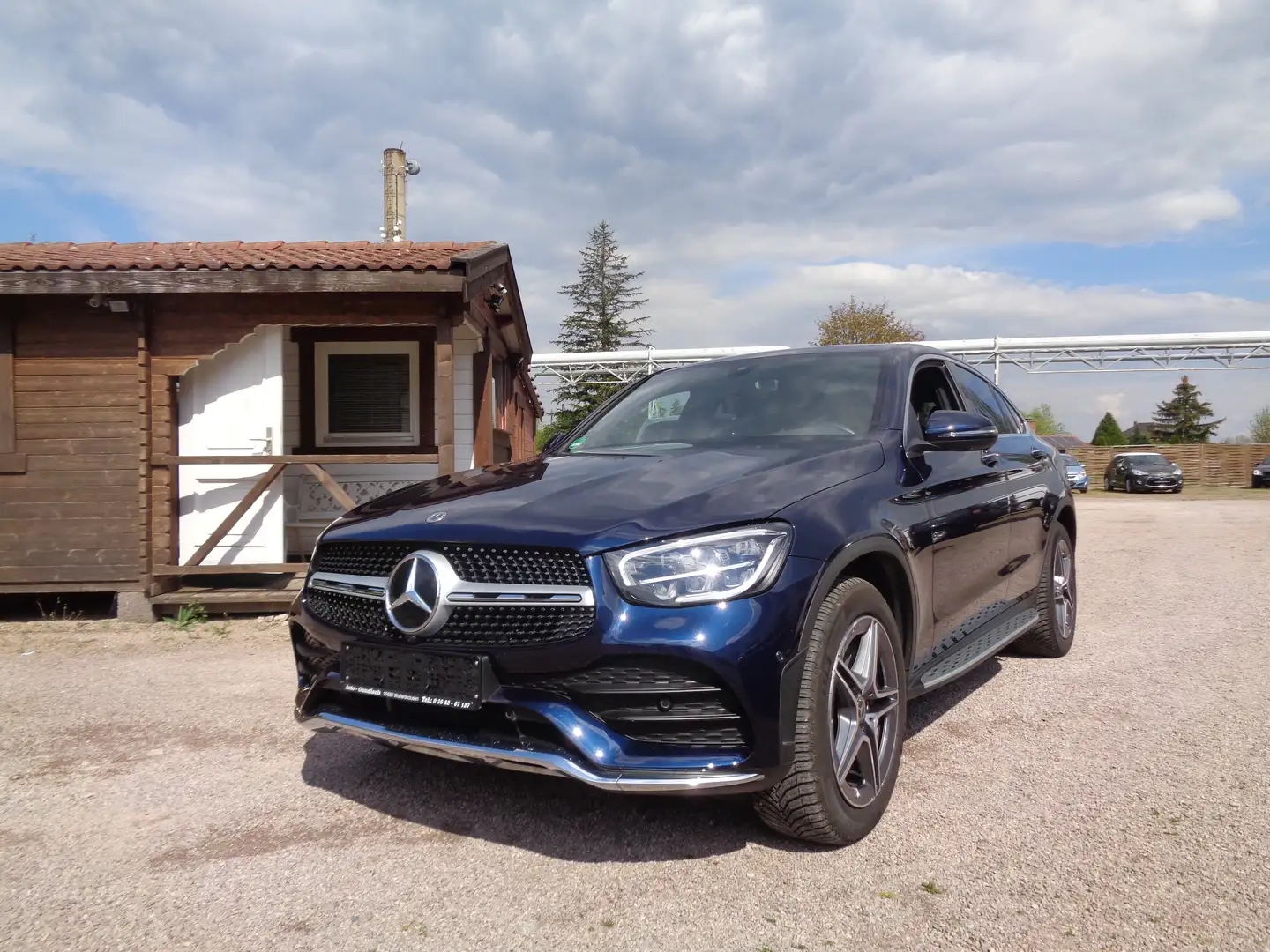 Mercedes-Benz GLC 300 GLC 300 d 4Matic AMG 1.Hand Modrá - 1