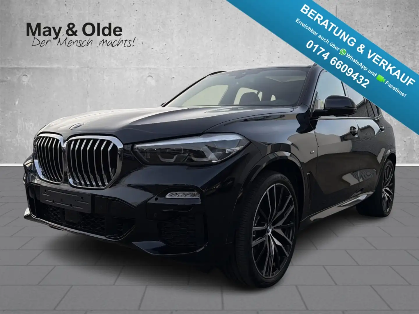 BMW X5 30d xDrive M Sport LED Navi HuD Pano ACC AHK Schwarz - 1