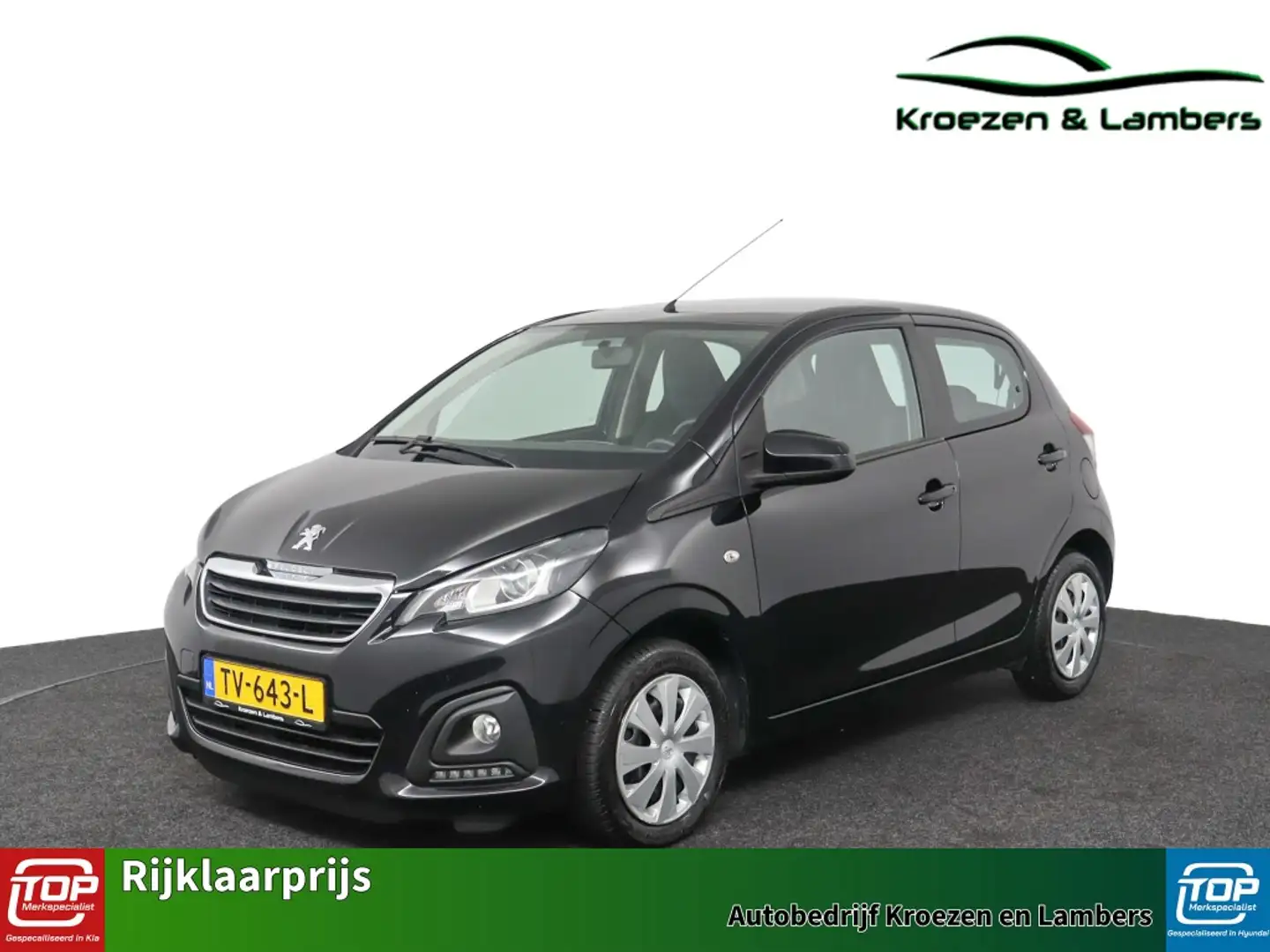 Peugeot 108 1.0 e-VTi Active Schwarz - 1