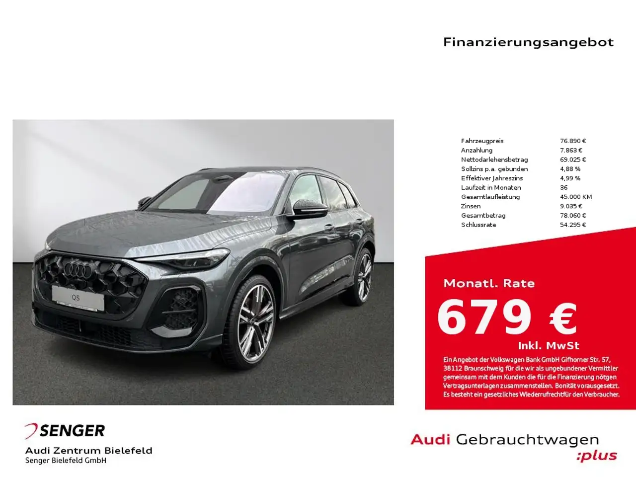 Audi Q5 TDI quattro S tronic Digitales Cockpit Memory