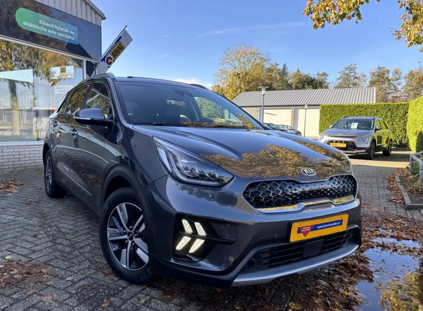 Kia Niro 1.6 GDi PHEV NAVI / CAMERA / LED / SCHUIFDAK Grijs - 2