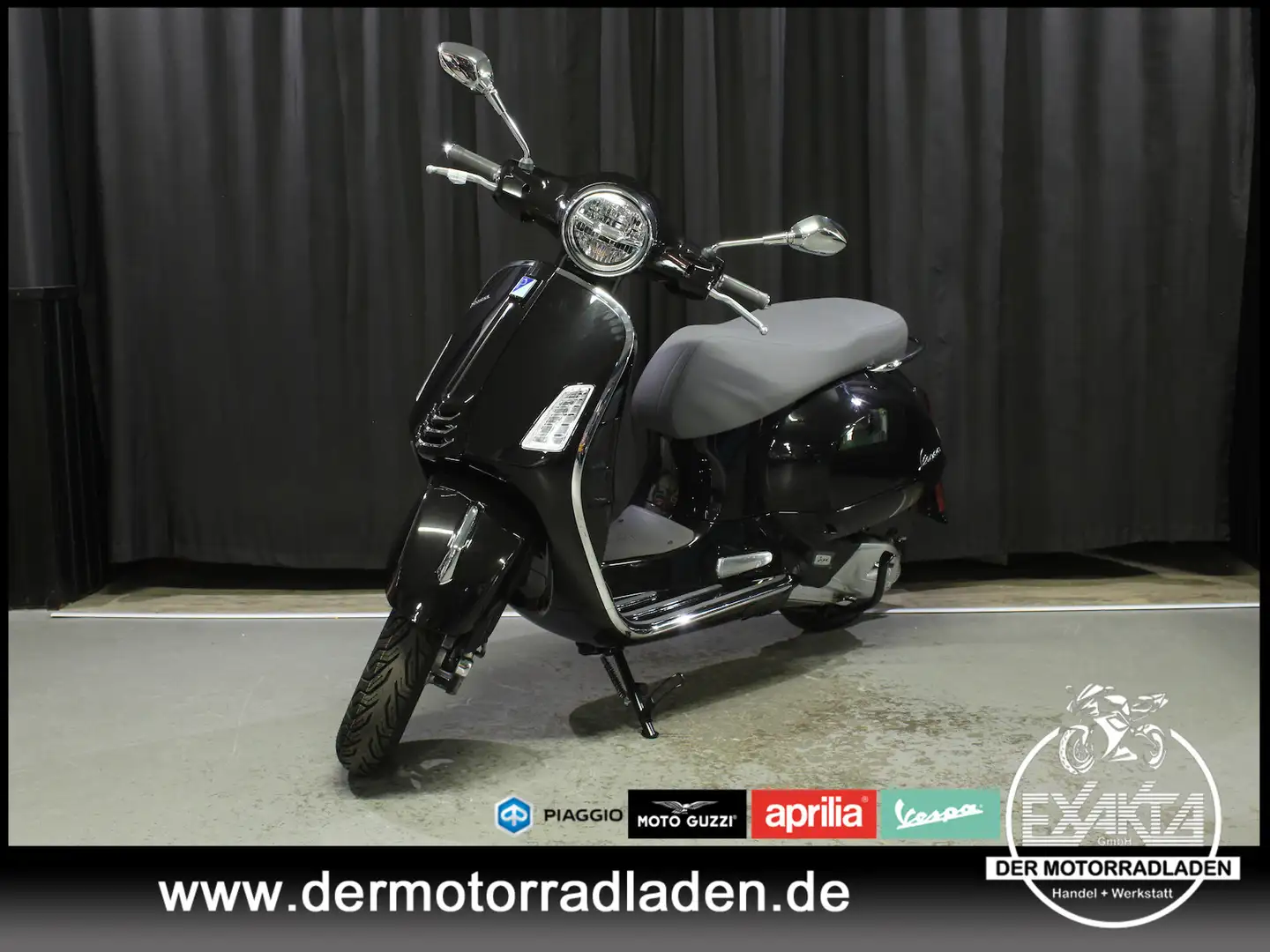 Vespa GTS 125 GTS 125 E5+ NERO CONVINTO Siyah - 1