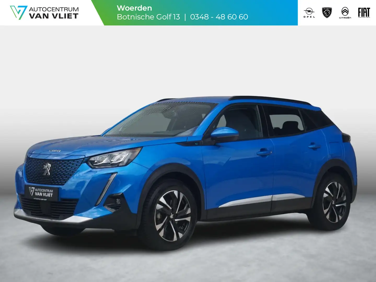 Peugeot e-2008 EV Allure Pack 50 kWh Soh batterij 95% Blauw - 1