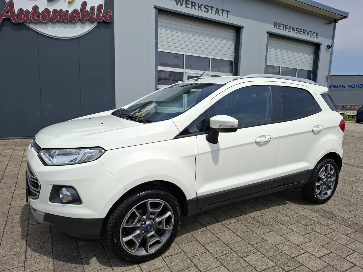 Ford EcoSport Titanium,Keyless,SHZ,Alufelgen,47tkm Weiß - 2