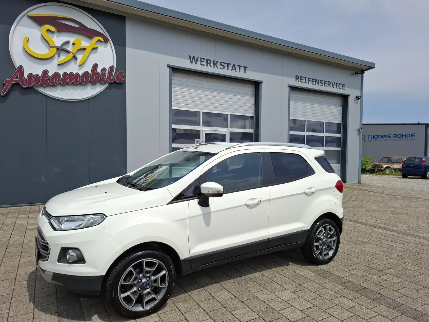 Ford EcoSport Titanium,Keyless,SHZ,Alufelgen,47tkm Weiß - 1