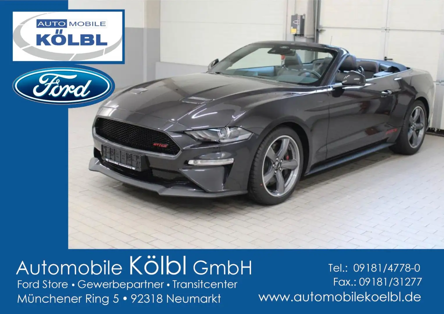 Ford Mustang Cabrio California V8 Aut., MAGNE RIDE Grey - 1
