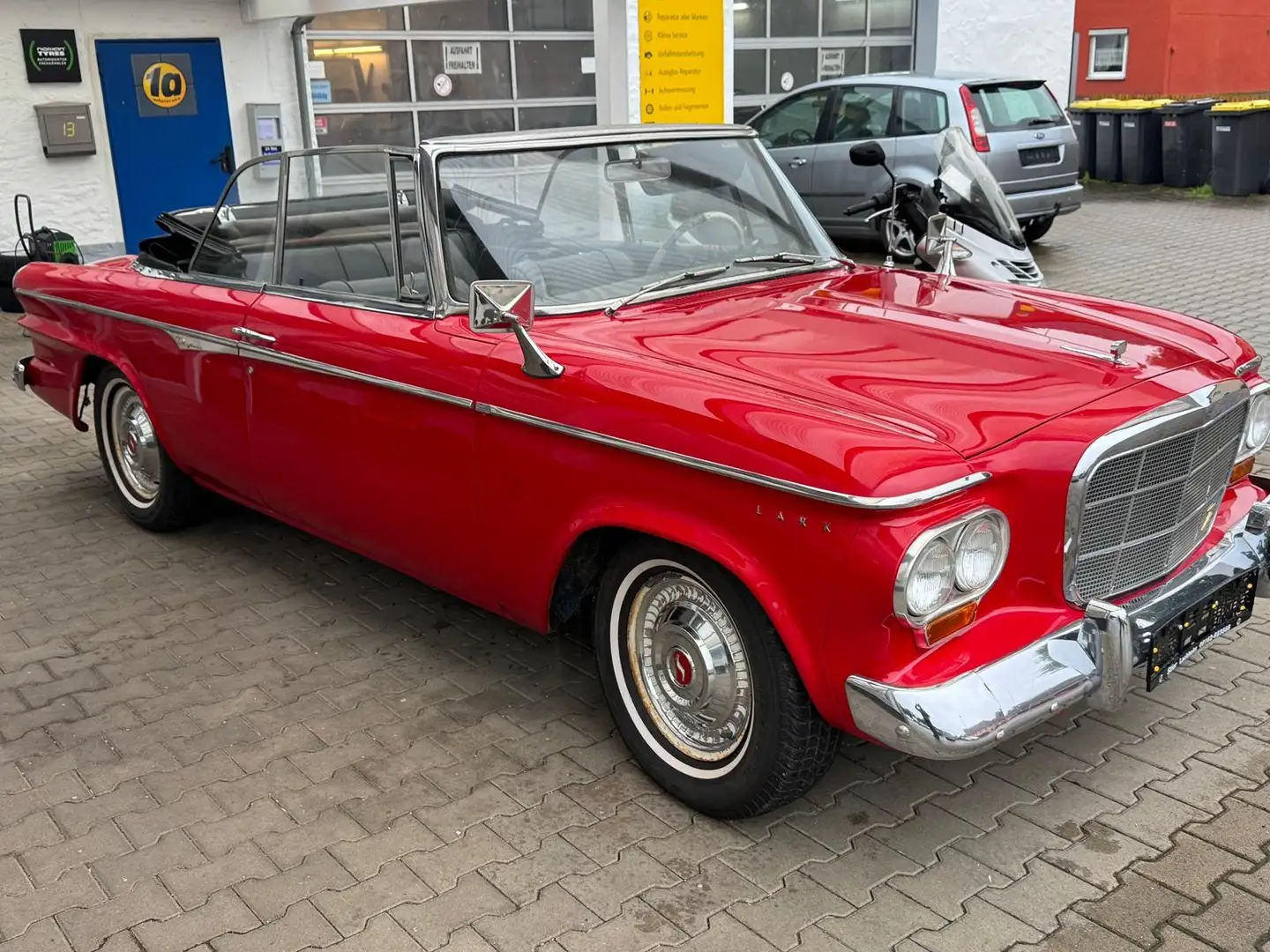 Studebaker Champion Lark Daytona Cabrio ein echter Blickfang Rot - 1