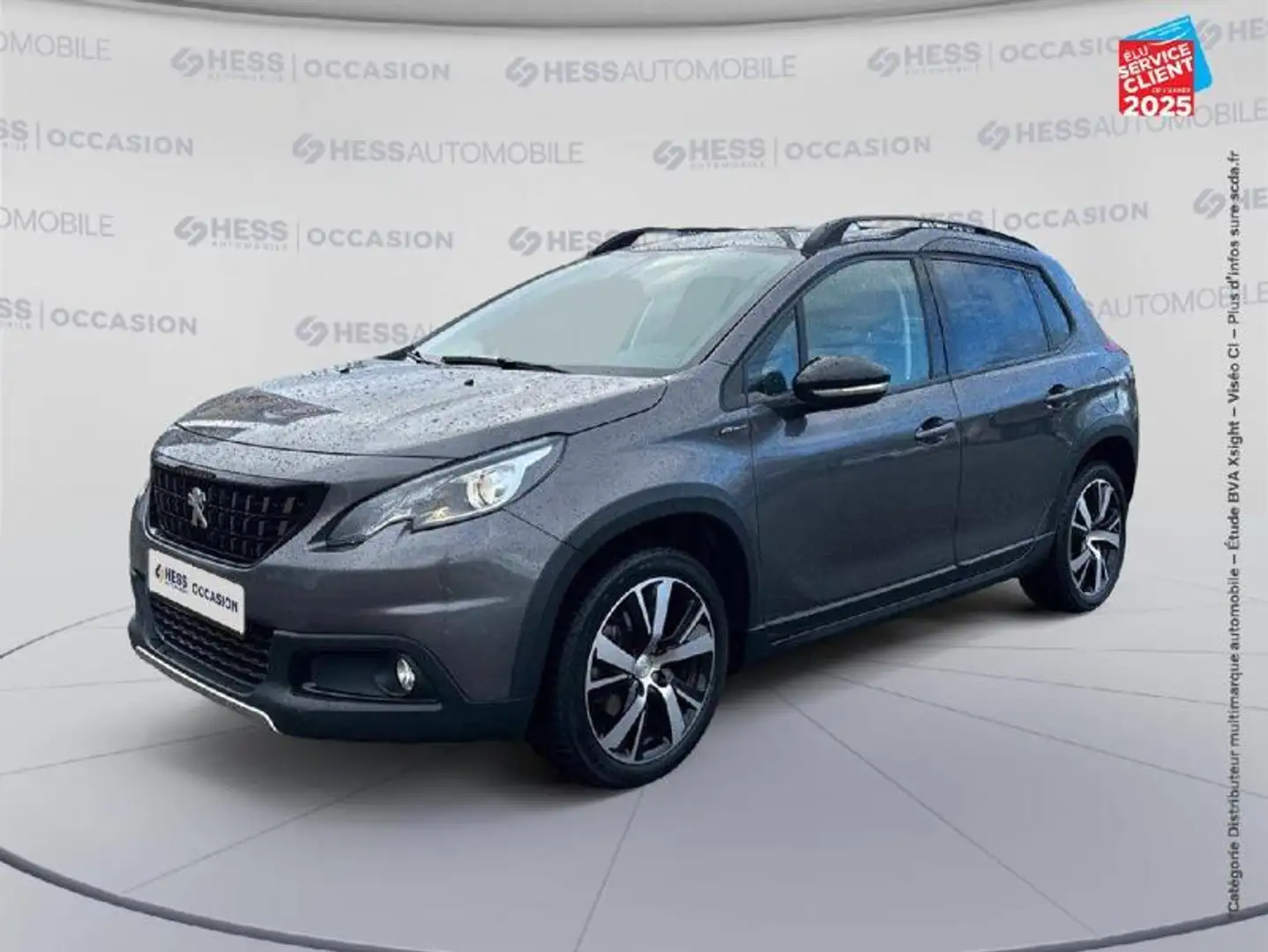 Peugeot 2008 1.2 PureTech 110ch E6.c GT Line S\u0026S EAT6 Gris - 1
