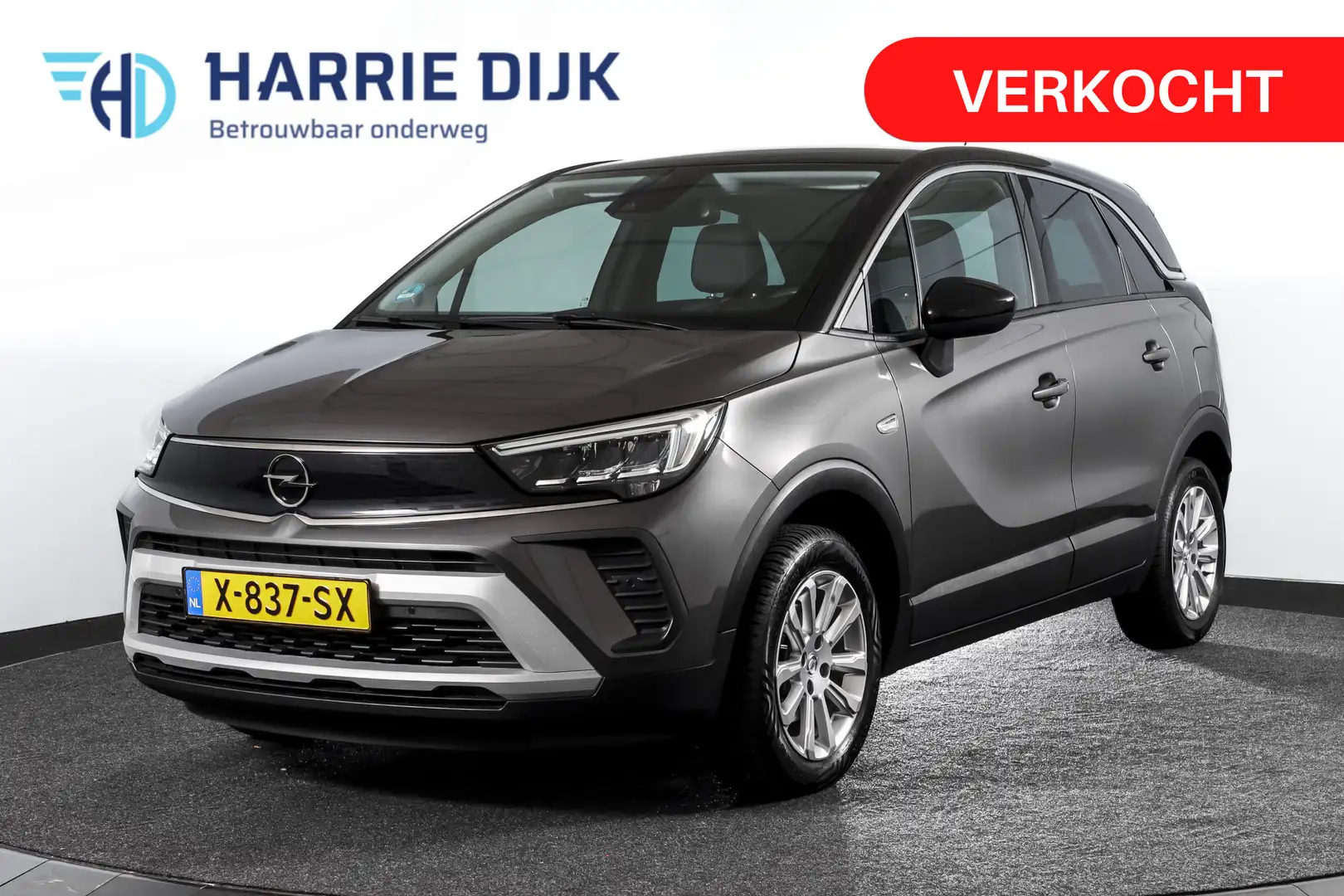 Opel Crossland 1.2 Turbo 130 PK Elegance - Automaat | Cruise | St Grau - 1