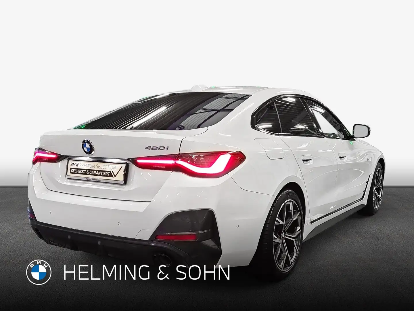 BMW 420 i M-Sport LED HiFi DAB AHK Shz Komfortzg. uvm. Blanc - 2