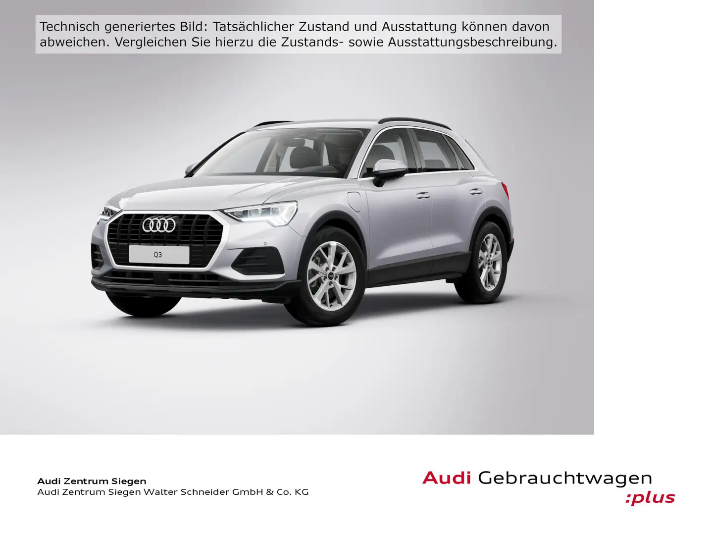 Audi Q3 45 TFSI e LED Navi VC RFK Zilver - 1