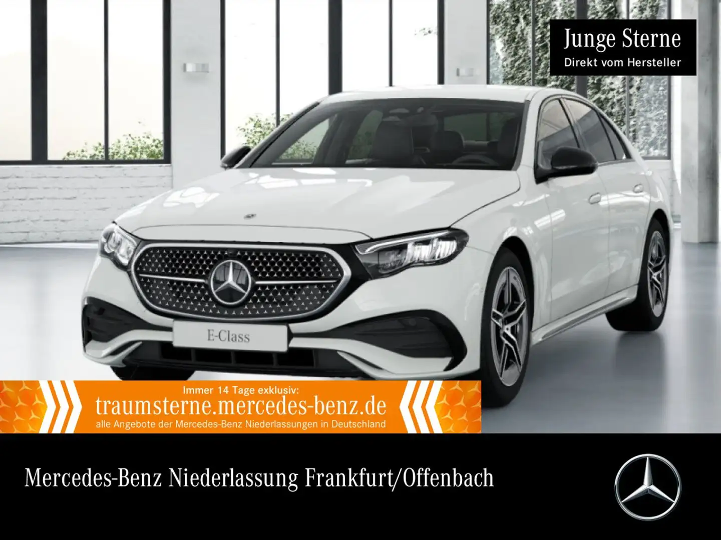 Mercedes-Benz E 200 AMG 360° Burmester Distr+ LED Night PTS 9G Weiß - 1