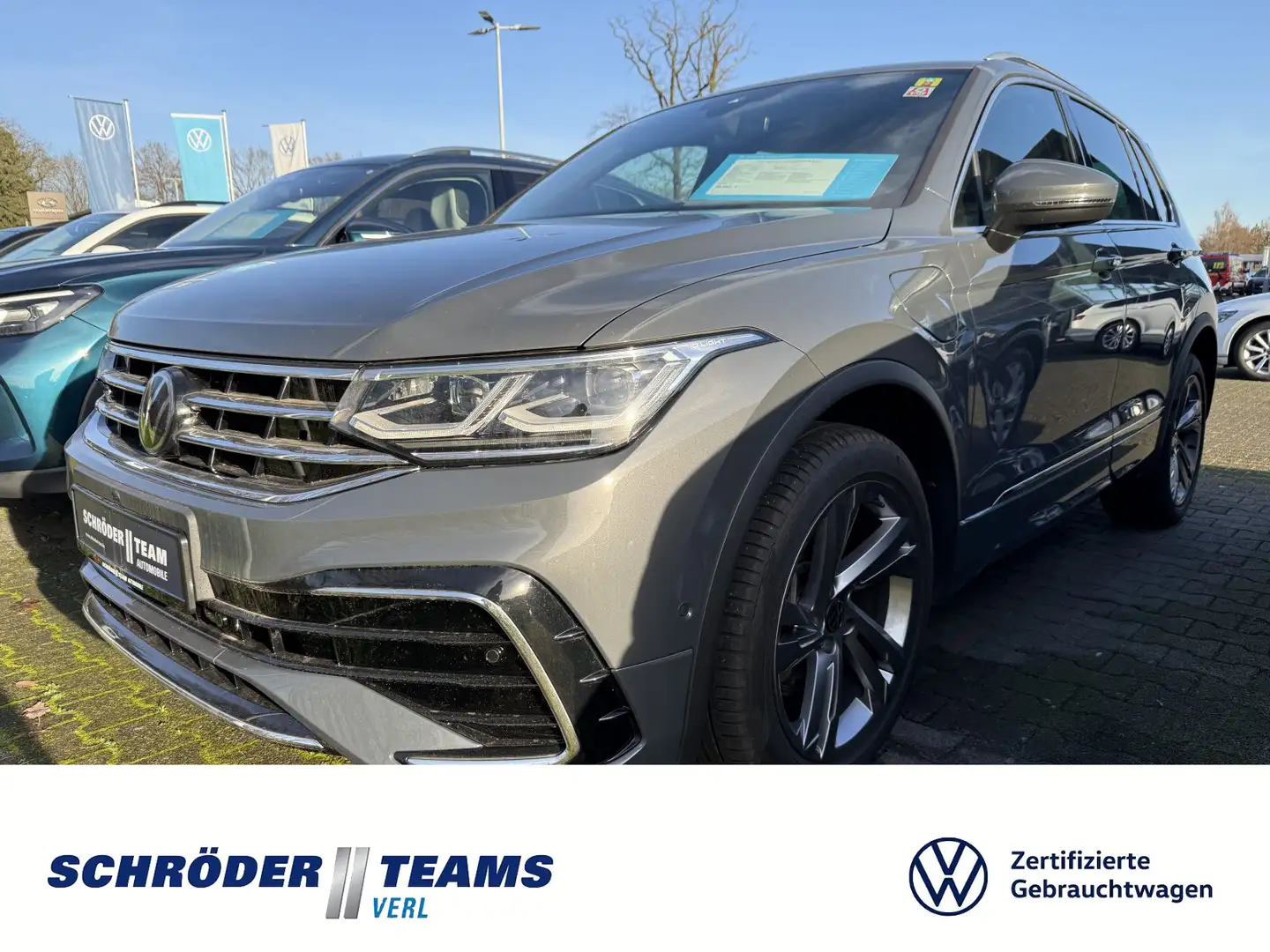 Volkswagen Tiguan 1.4 eTSI Hybrid DSG R-line Grau - 1