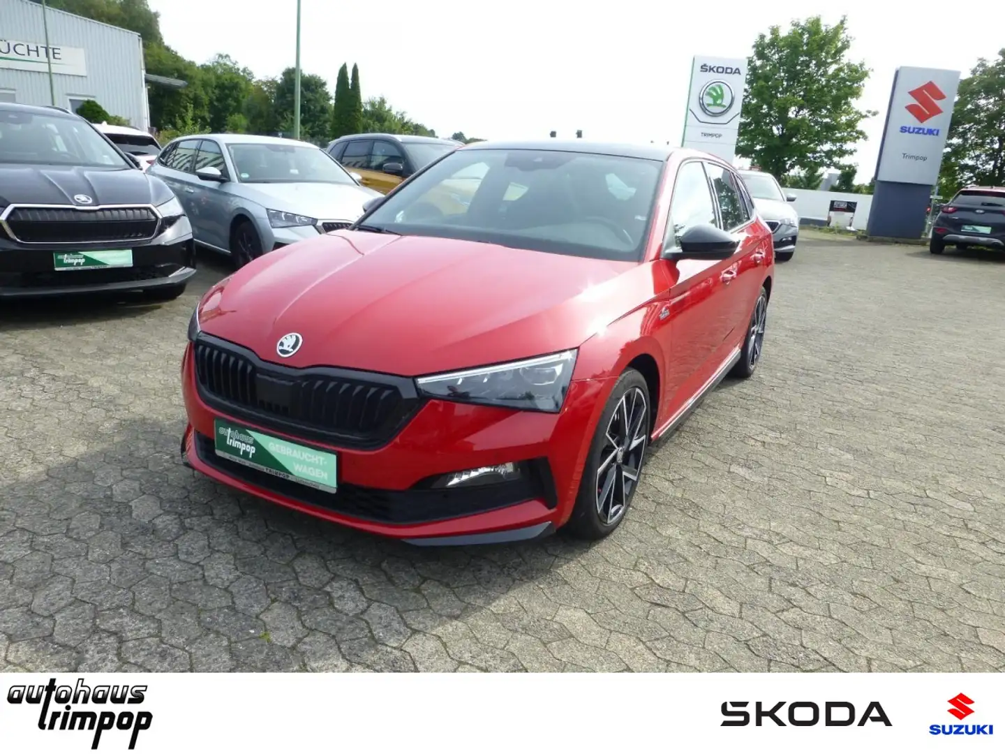 Skoda Scala 1.5 TSI Monte Carlo NAVI KLIMA PANO LED Klima Rot - 1