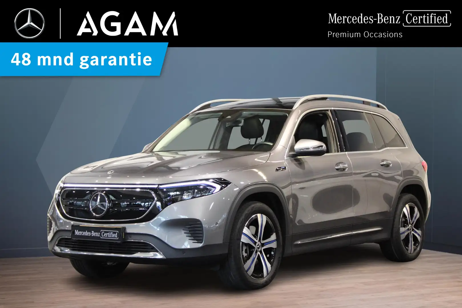Mercedes-Benz EQB 300 4MATIC AMG Line 67 kWh Panorama dak Grau - 1