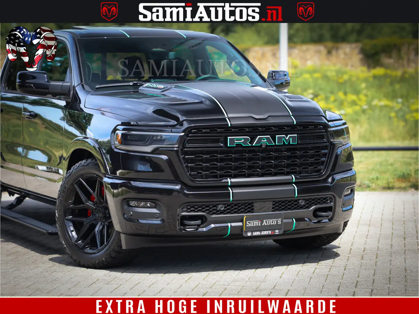 Dodge RAM 1500 Limited Night High Output 540HP 706Nm | Massa Zwart - 2