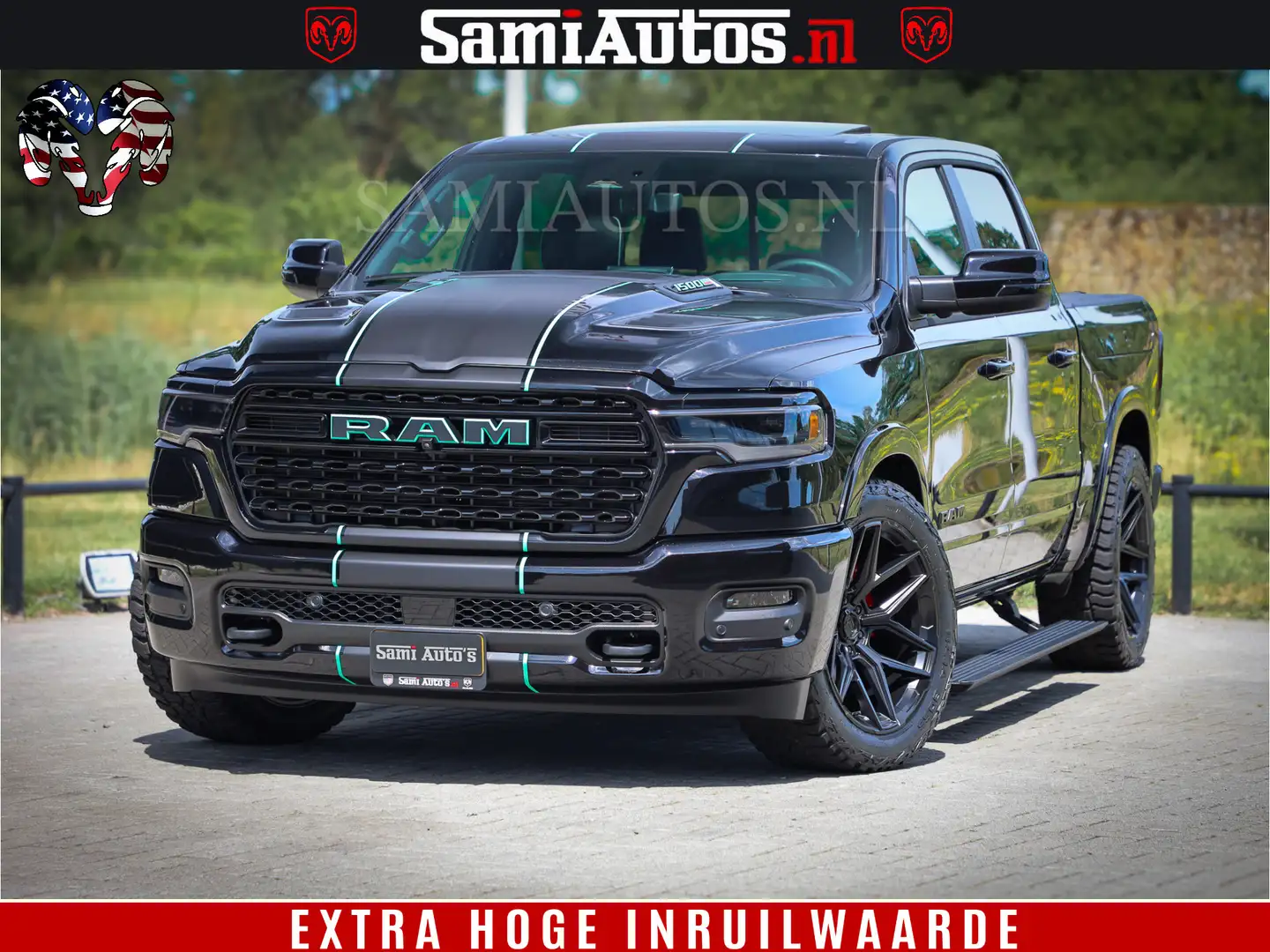 Dodge RAM 1500 Limited Night High Output 540HP 706Nm | Massa Zwart - 1