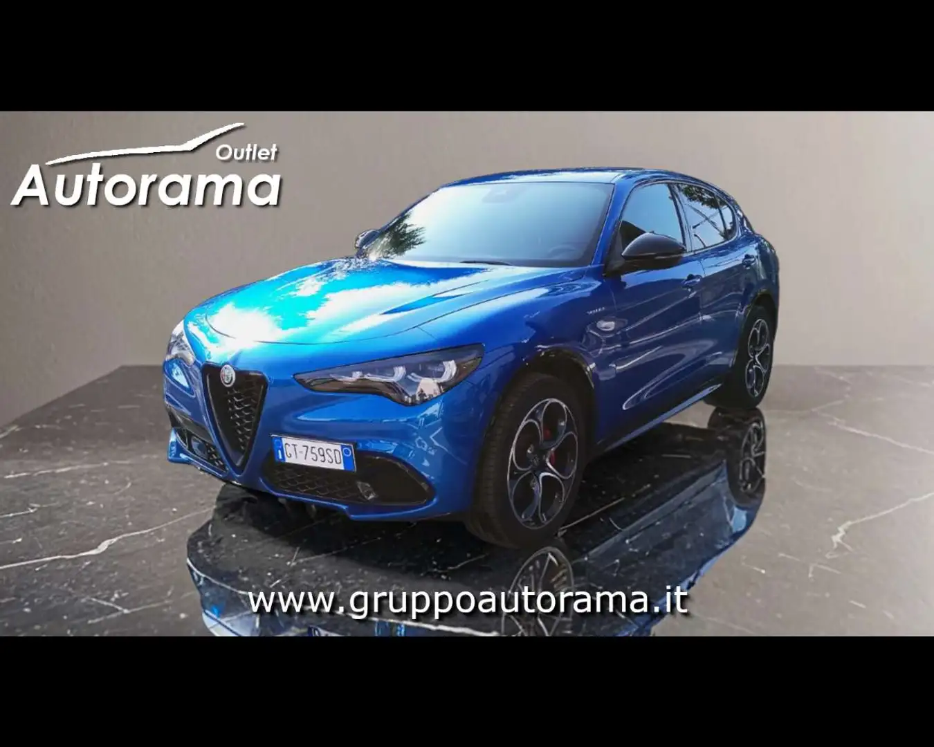 Alfa Romeo Stelvio - Stelvio 2.2 Turbodiesel 210 CV AT8 Q4 Veloce Blu/Azzurro - 1