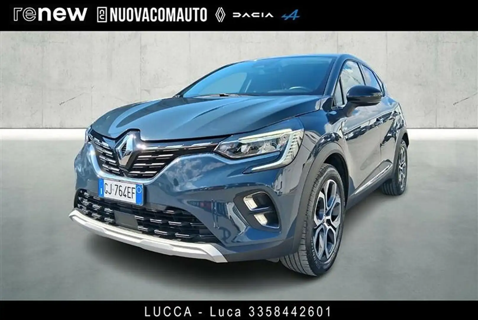 Renault Captur 1.0 tce Intens Gpl 100cv my21 Blu/Azzurro - 1