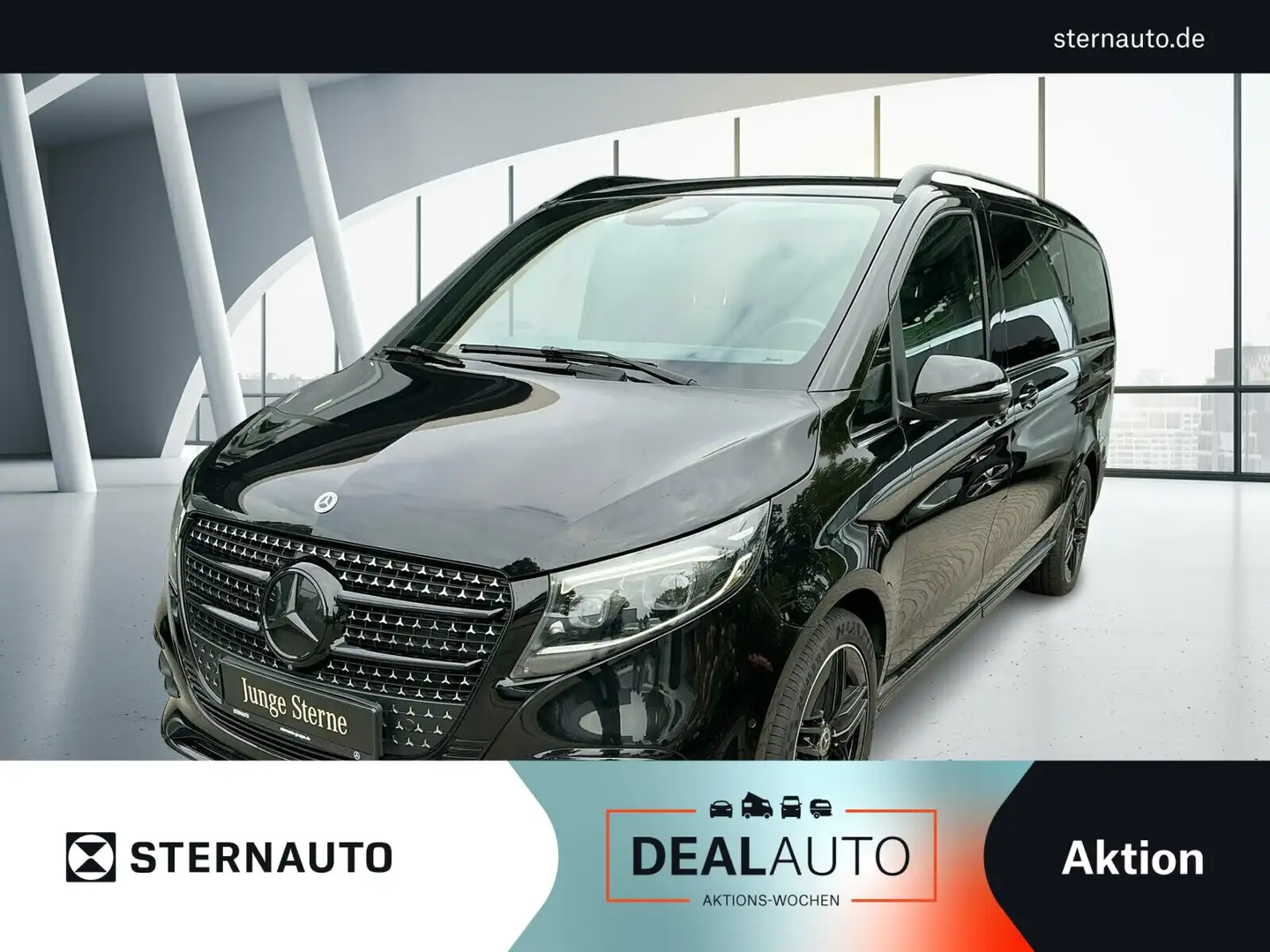 Mercedes-Benz V 300 V 300 d 4M EXCLUSIVE Lang AMG Line/SHD/Distronic Schwarz - 1