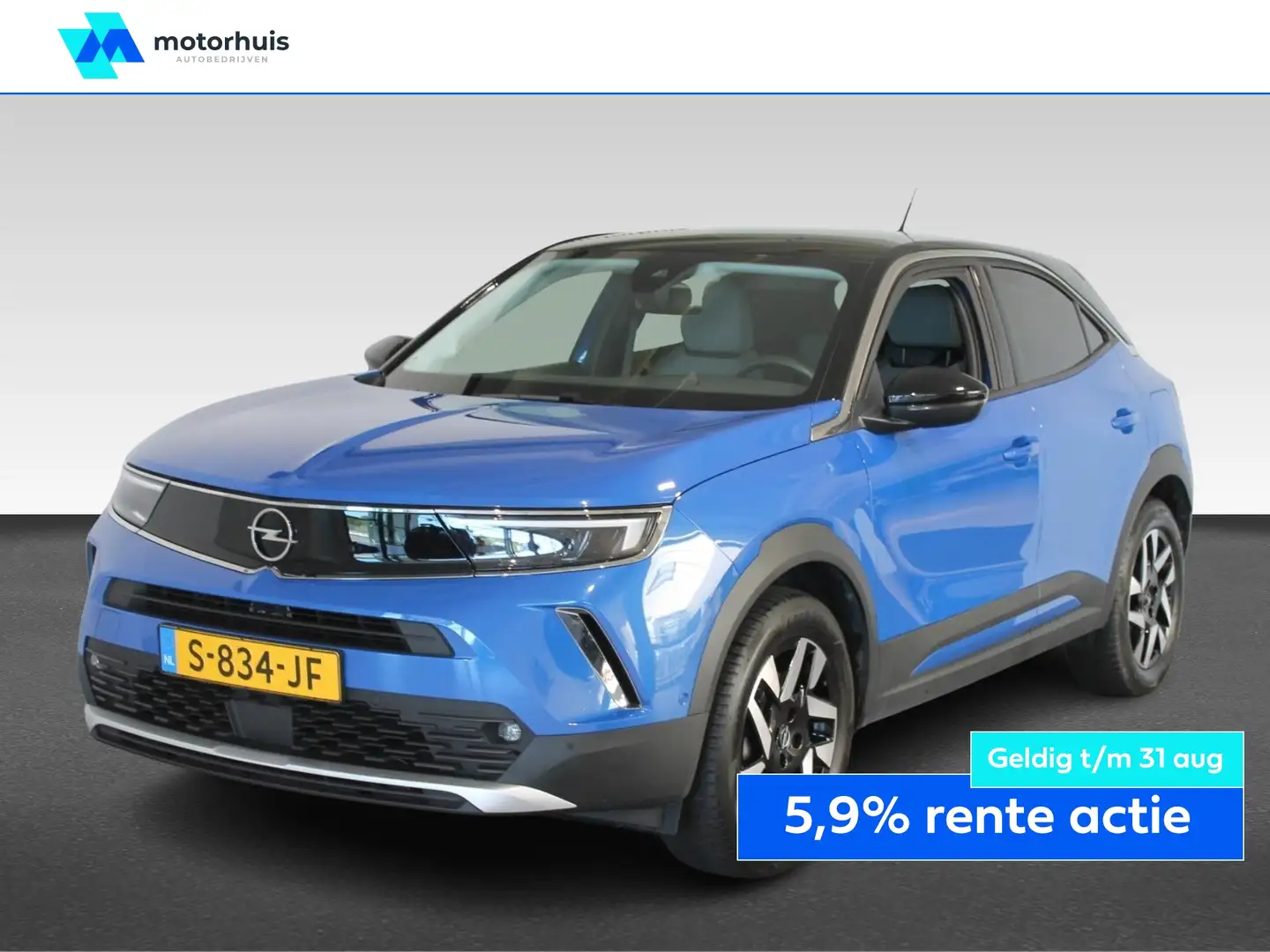 Opel Mokka-E Electric Elektrisch 50kWh 136pk 11 kW Elegance Blauw - 1