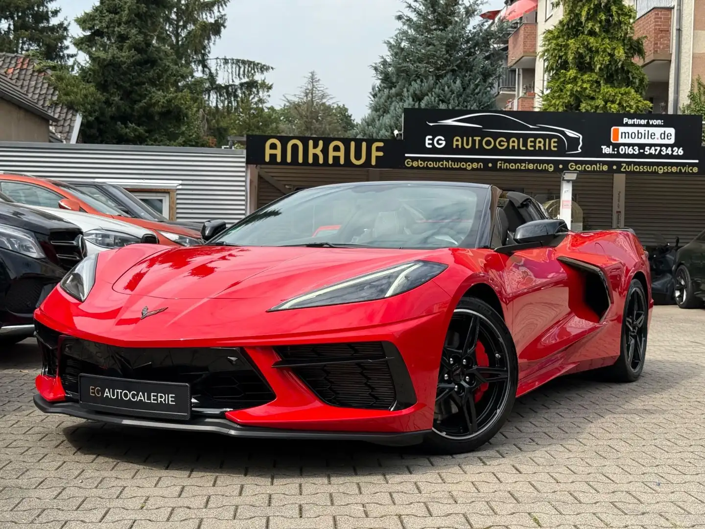 Corvette C8 EU C8 Cabrio 3LT FrontLift Magnet.Ride Carbon Rot - 1