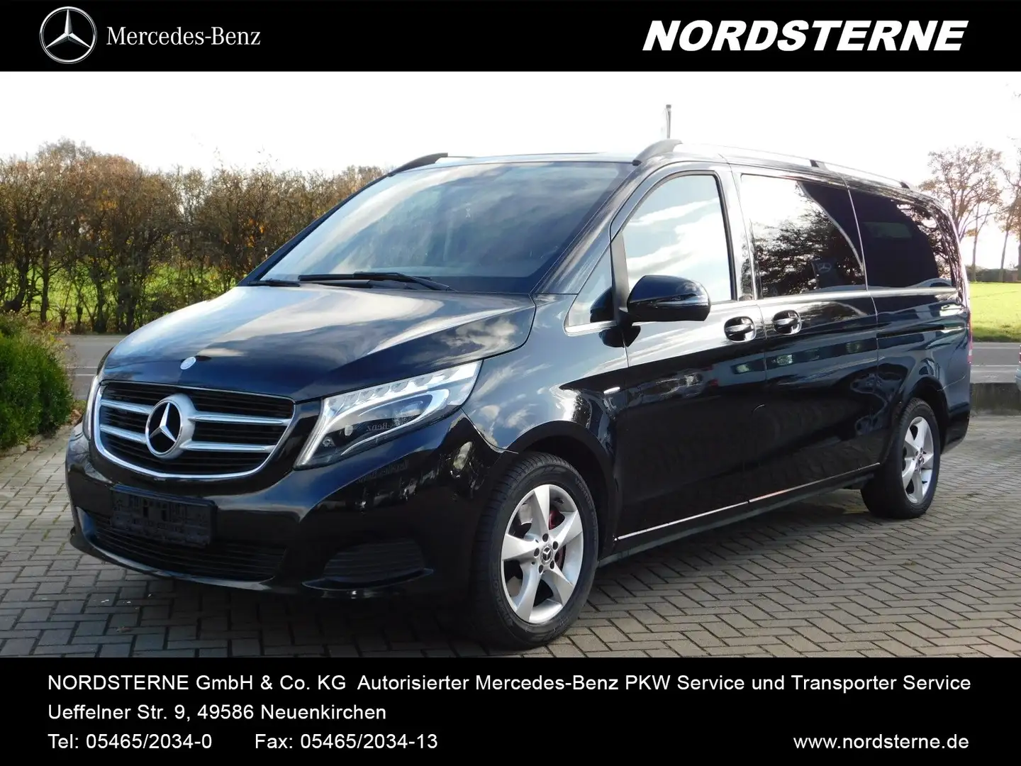 Mercedes-Benz V 250 V 250 d AVANTGARDE Extralang+KAMERA+LED+AHK+NAVI Black - 1