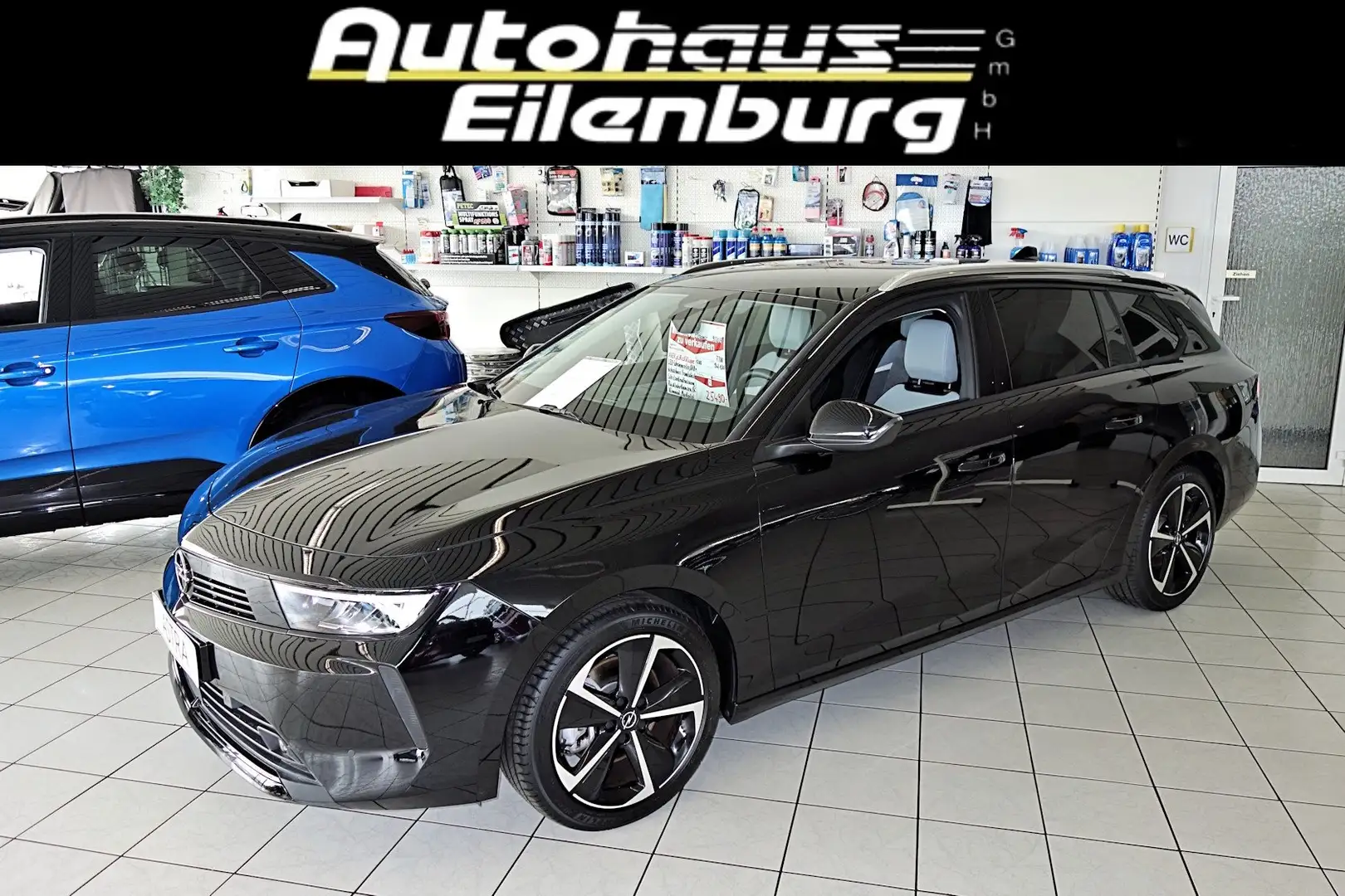 Opel Astra ST 1.2 130PS  Eleg.LED-Licht,AHZV,el.Heckklappe Noir - 1