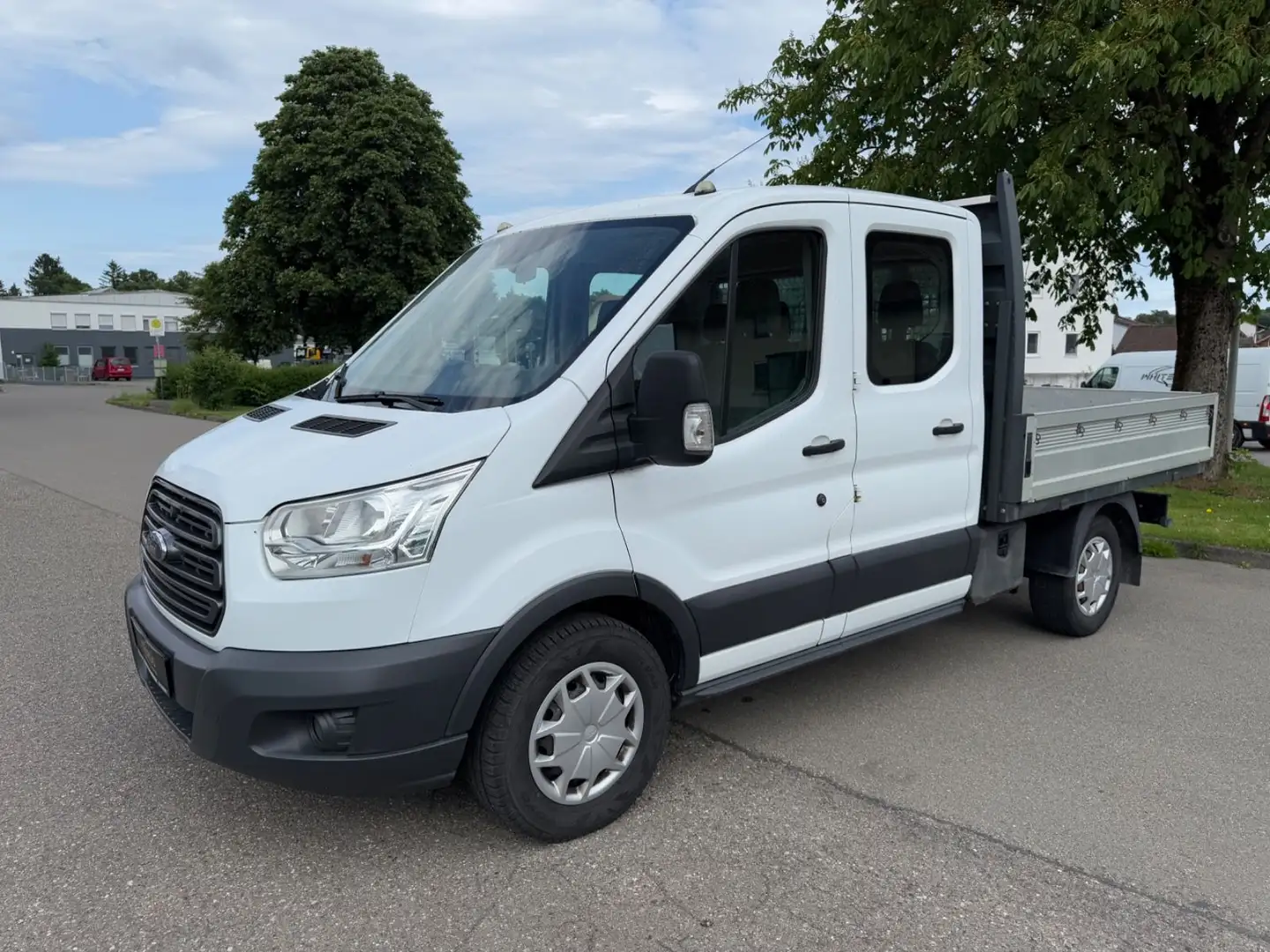 Ford Transit Pritsche 2.0 TDCi 350 L2 Doppelkab Klima Blanc - 2