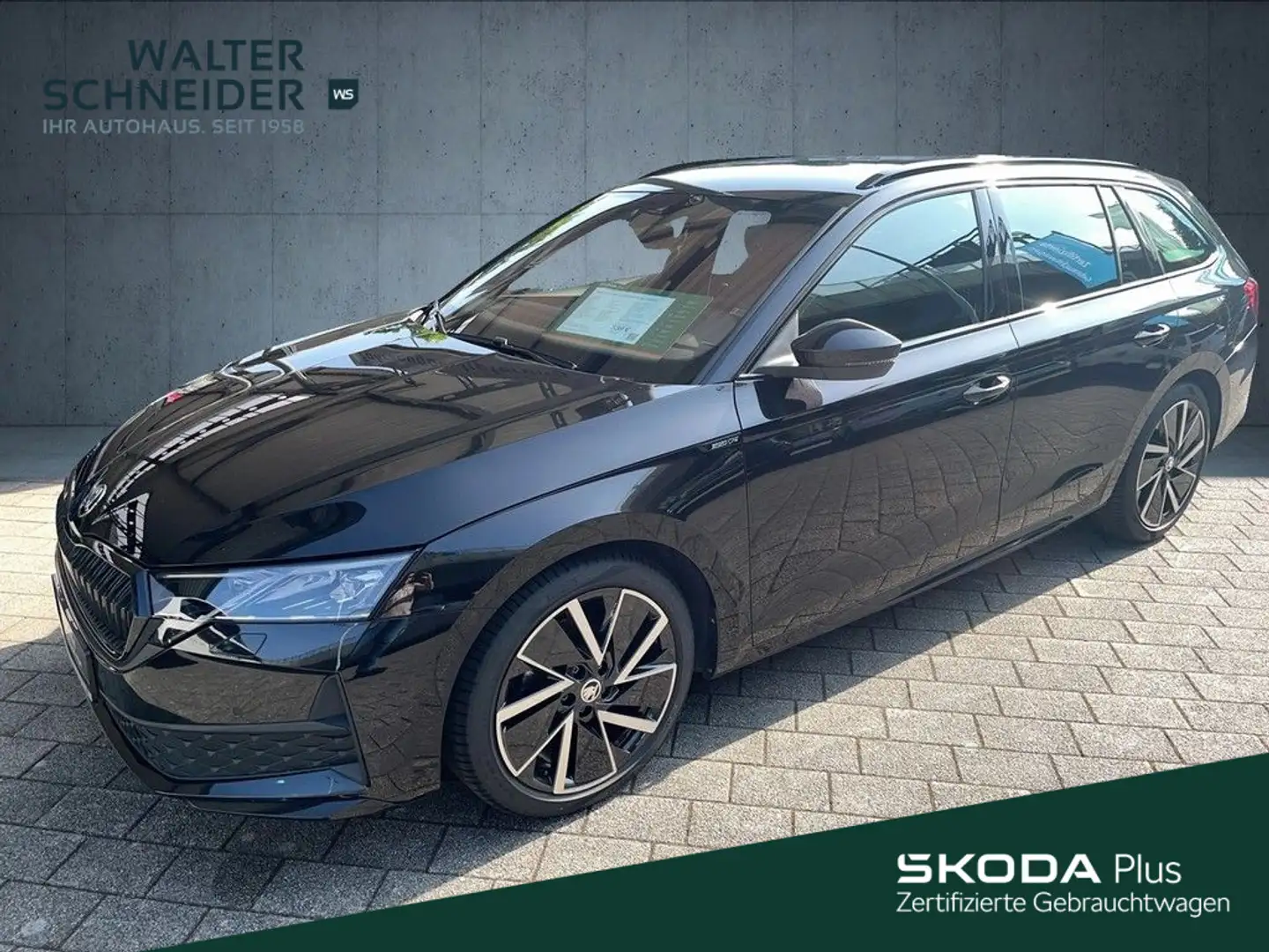 Skoda Octavia Combi 2.0 TDI DSG Sportline Navi AHK Mat Schwarz - 1