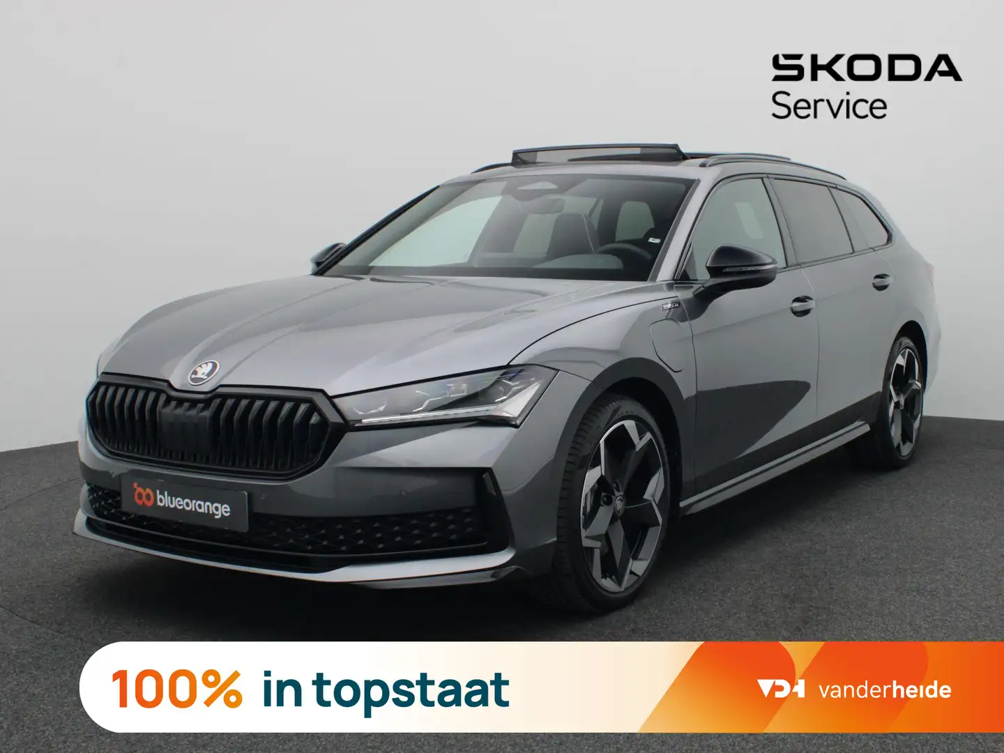 Skoda Superb Combi 1.5 TSI PHEV Sportline Business Pano-Schuifd Grijs - 1