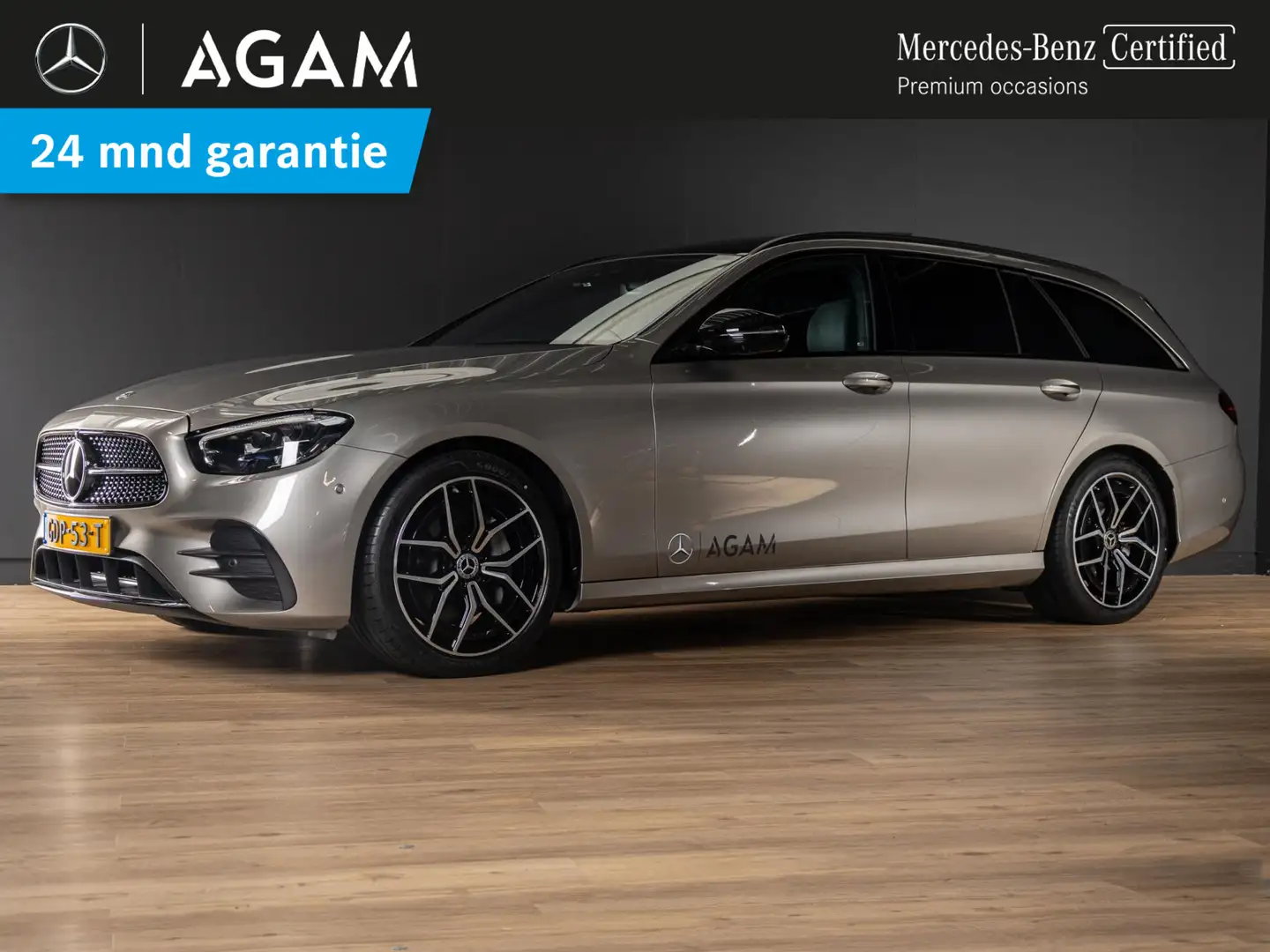 Mercedes-Benz E 200 Estate AMG Line Panorama dak | Trekhaak Grijs - 1