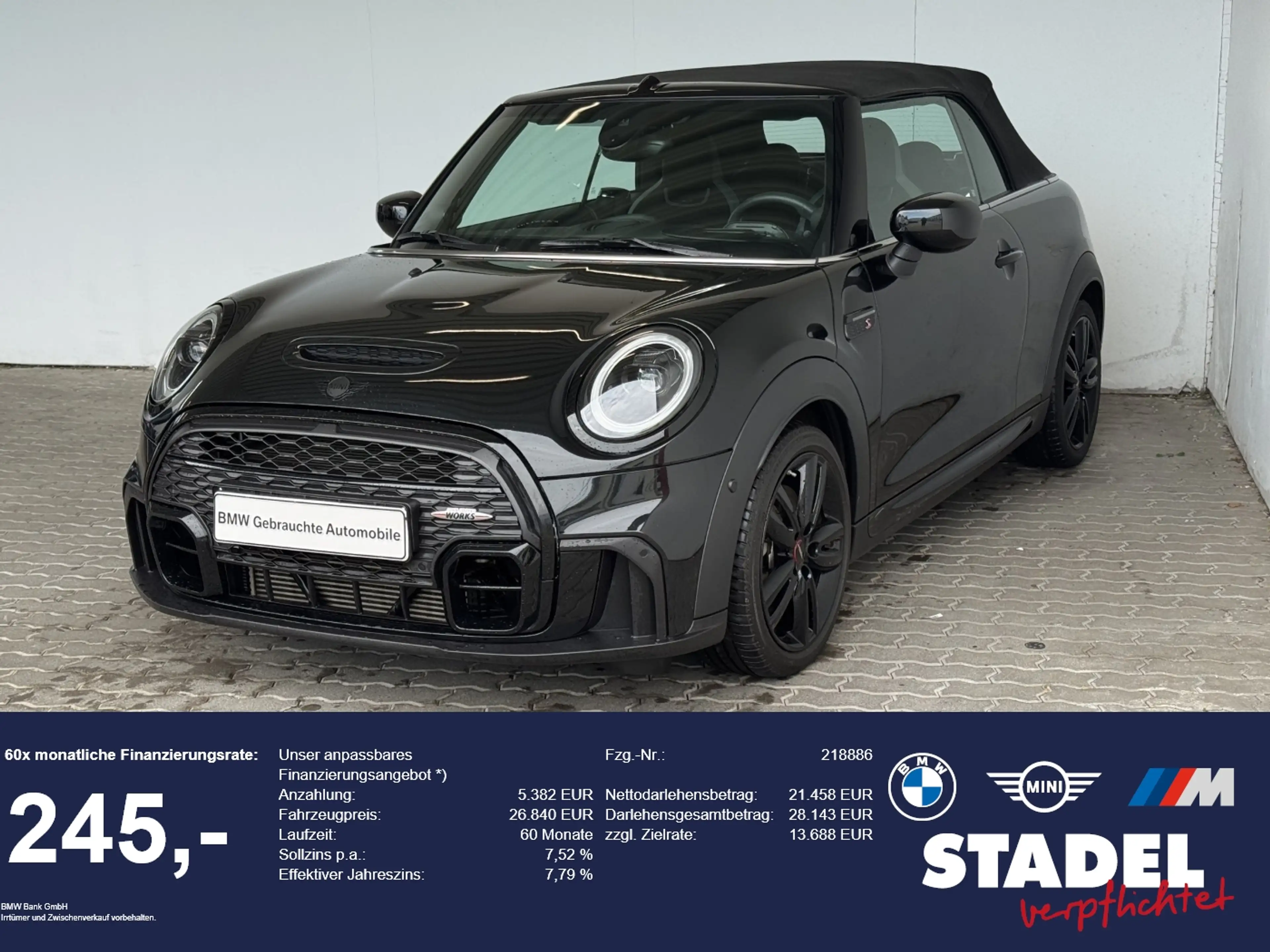 MINI Cooper S Cabrio Navi.LED.DriveAssist.RFK.KomfZg