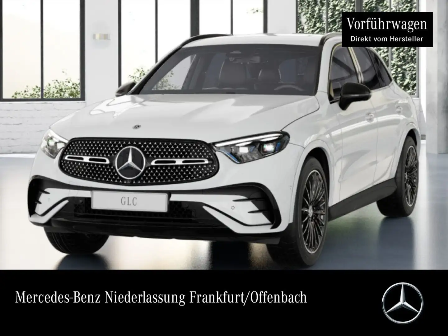 Mercedes-Benz GLC 220 d 4M AMG+NIGHT+360+AHK+TOTW+KEYLESS+9G Weiß - 1