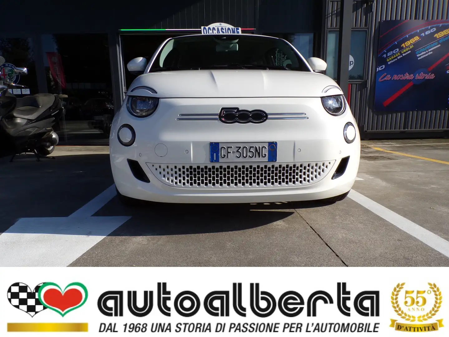 Fiat 500e 42 kWh 118cv 100% elettrica (KM. 14.869) Bianco - 2