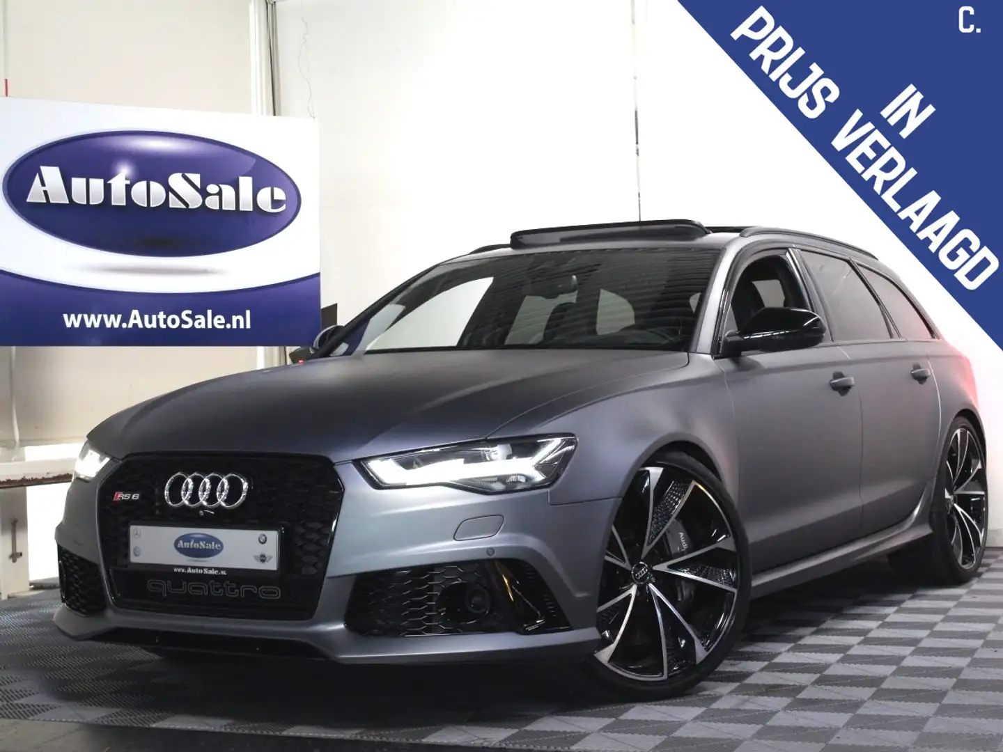 Audi RS6 Avant 4.0 TFSI Quattro Performance EXPORT! PANO KE Gris - 1