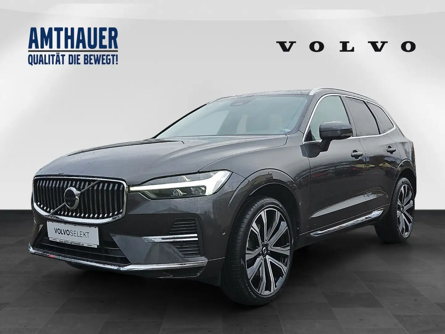 Volvo XC60 B4 Plus Bright AHK/360°/H&K/Frontsch. hzg. Gris - 1