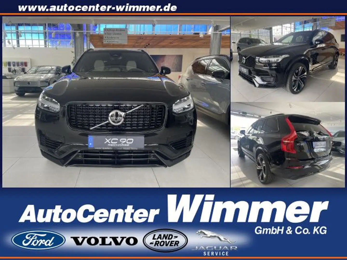 Volvo XC90 T8 AWD Recharge Ultimate Dark BW+AHK+Winter Schwarz - 1