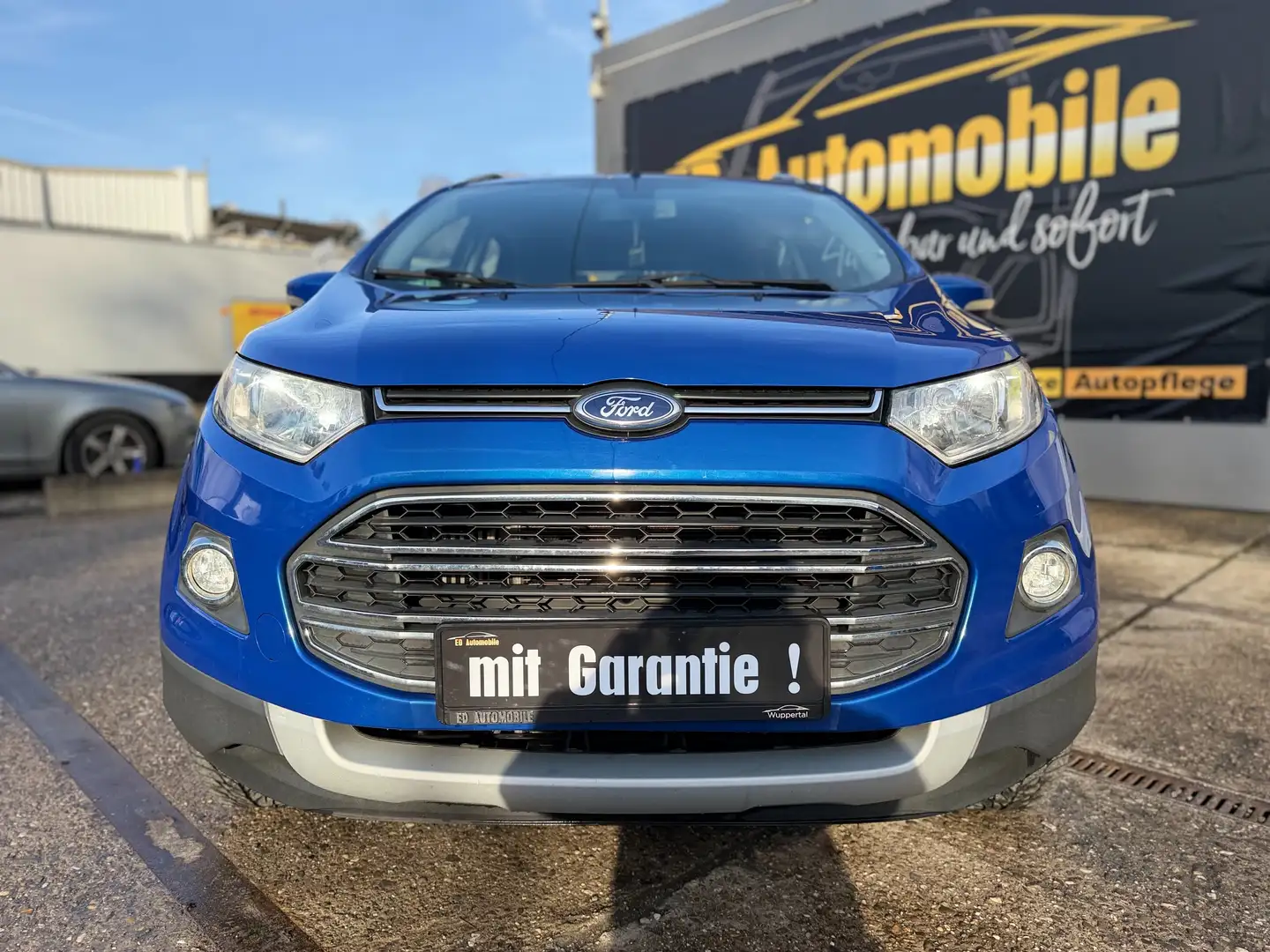 Ford EcoSport 1.0 EcoBoost MIT GARANTIE! *ZAHNRIEMEN ERNEUERT!* Bleu - 2