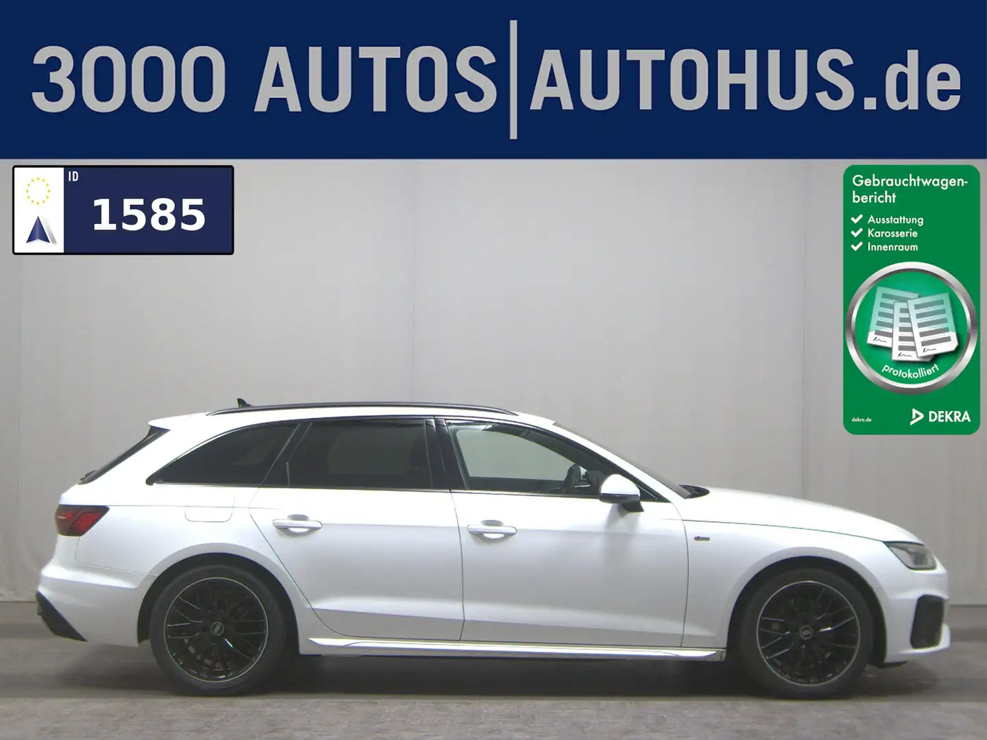 Audi A4 Avant 40 TDI Qu. S-Line Navi+ vc+ Matrix StHz Blanc - 1
